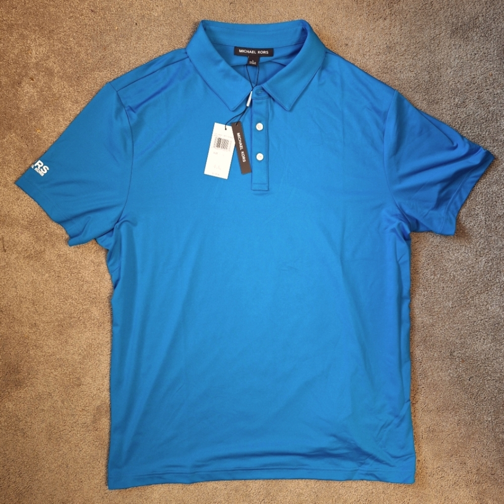 Michael Kors Blue Polo Shirt [Large]